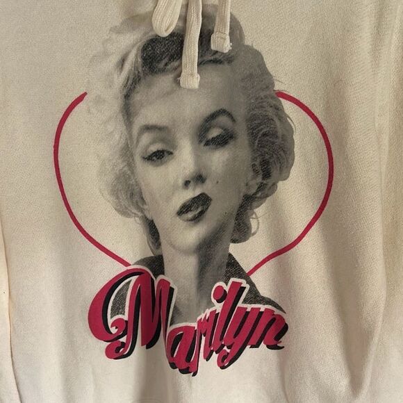 Marilyn Monroe Hooded Sweatshirt XL - Picture 3 of 5